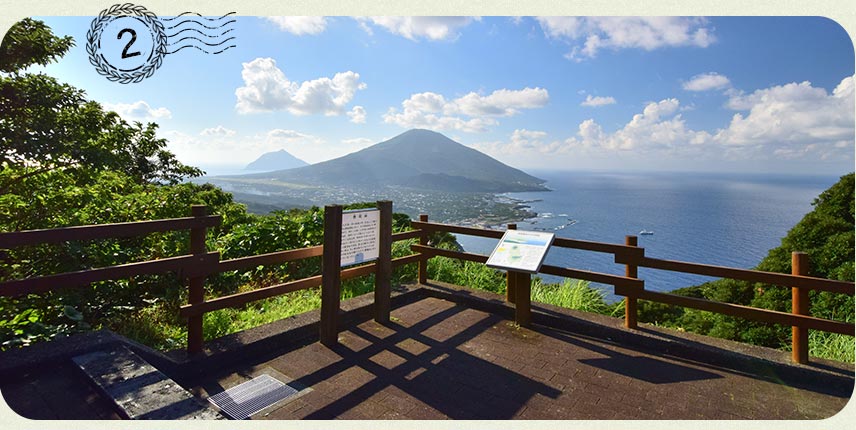 登龍峠の展望台