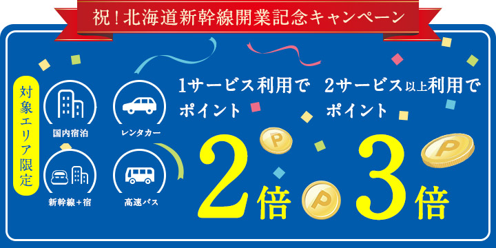北海道新幹線開業記念キャンペーン