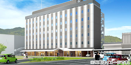JR釜石線釜石駅隣接に新しいホテルフォルクローロが誕生します。
