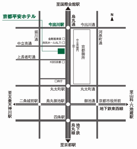 御所西　京都平安ホテル(旧　ホテル平安会館)