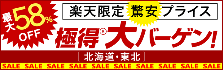 楽天限定　驚安プライス!極得大バーゲン