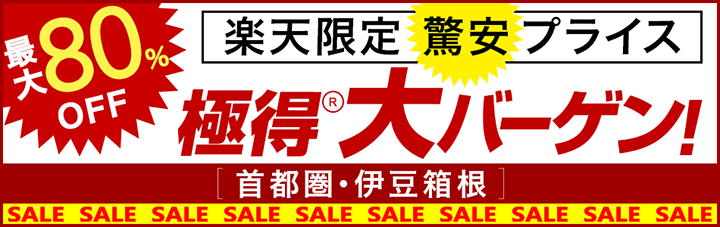 楽天限定　驚安プライス!極得大バーゲン