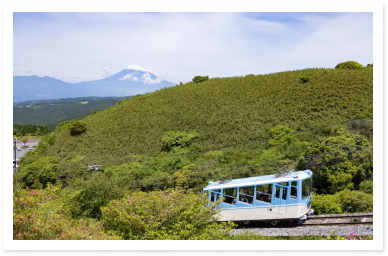 初島乗船券と十国峠ケーブルカー乗車券のセットプラン