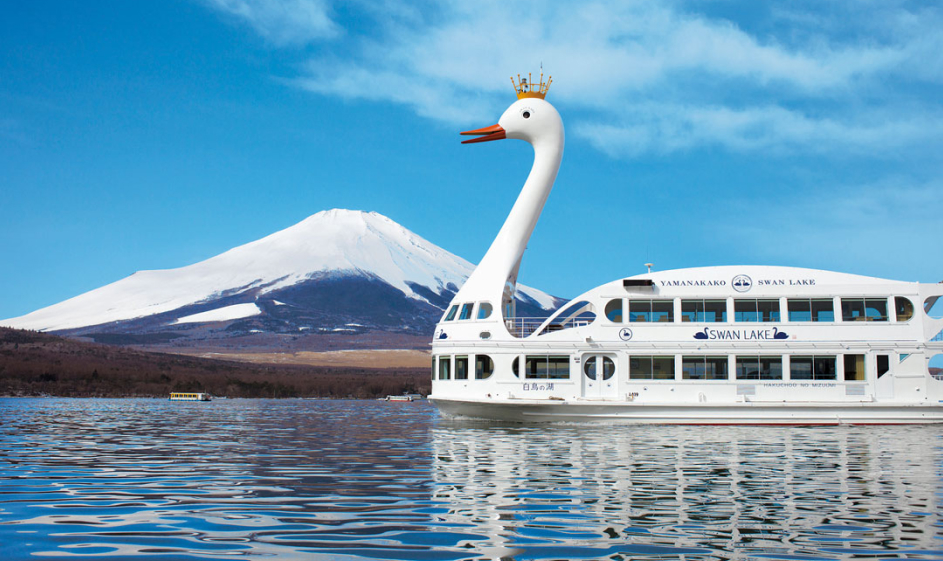 山中湖の白鳥の湖