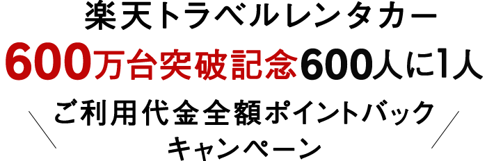 600人に1人!全額分ポイントバック!