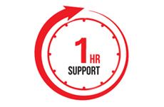 1時間前まで予約可能