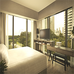 PAN　PACIFIC　SERVICED　SUITES　BEACH　ROAD,　SINGAPORE