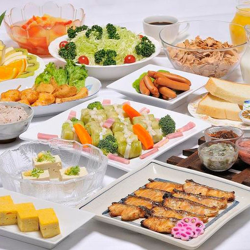 朝食バイキング