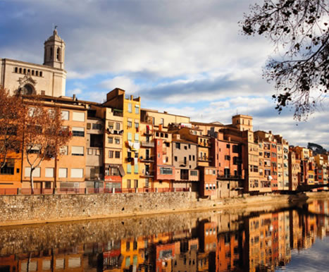 古都ジロナ (Girona) の旧市街