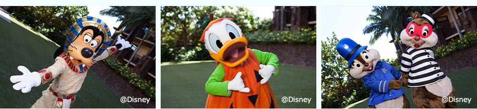 ハワイにバケーションに来た「ディズニーキャラクター」に会える