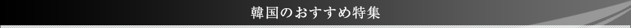 韓国のおすすめ特集