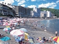 熱川温泉海水浴場YOU湯ビーチ・写真