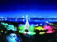 お台場イルミネーション“YAKEI” 〜デックス20周年記念 ポムポムプリン Ver.〜・写真