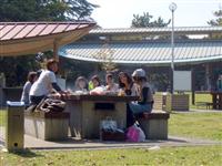 服部緑地バーベキュー広場・写真