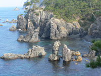青海島自然研究路・写真