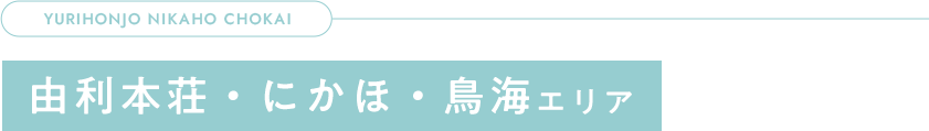 由利本荘・にかほ・鳥海エリア