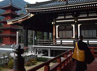 由緒ある祈りの地で、精進料理をいただき朝のお勤めや着物体験をする、日本文化三昧の旅