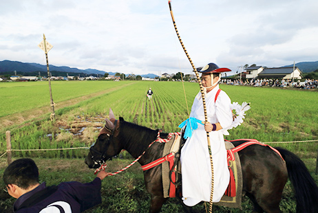 吉保八幡神社のやぶさめ