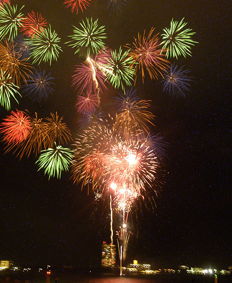 祝！花火大会