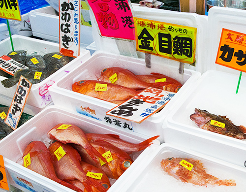 シーフードマーケット 魚平＆稲花酒造