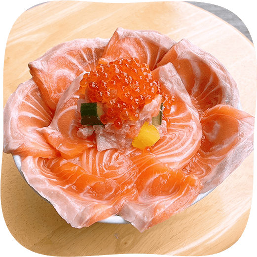 市場食堂ゑびす丸の「ゑびす丸サーモン丼」
