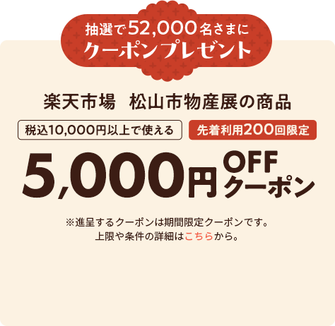 5000円OFFクーポン