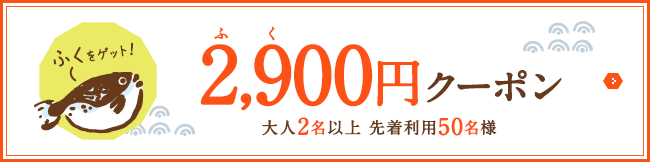 2,900円クーポン