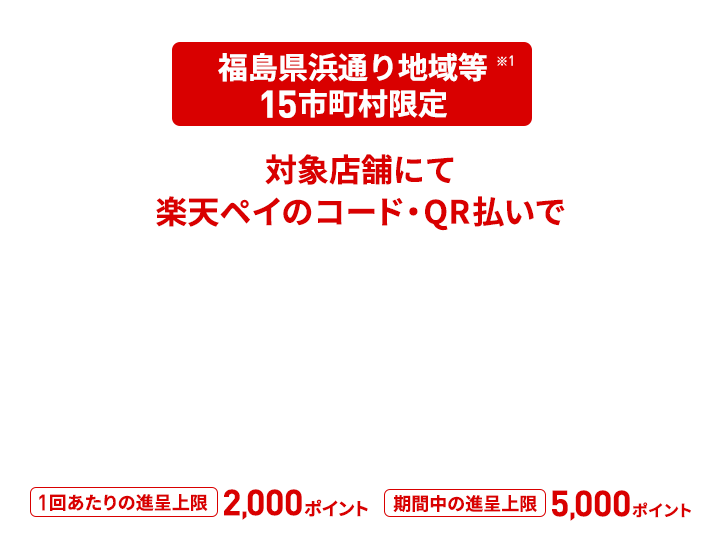 福島県浜通り地域等 15市町村限定