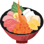 イラスト 海鮮丼