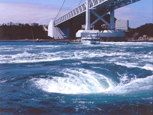 鳴門海峡の渦潮