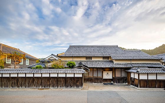 福住の町並み