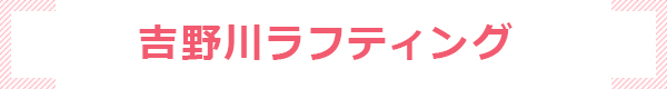 吉野川ラフティング 