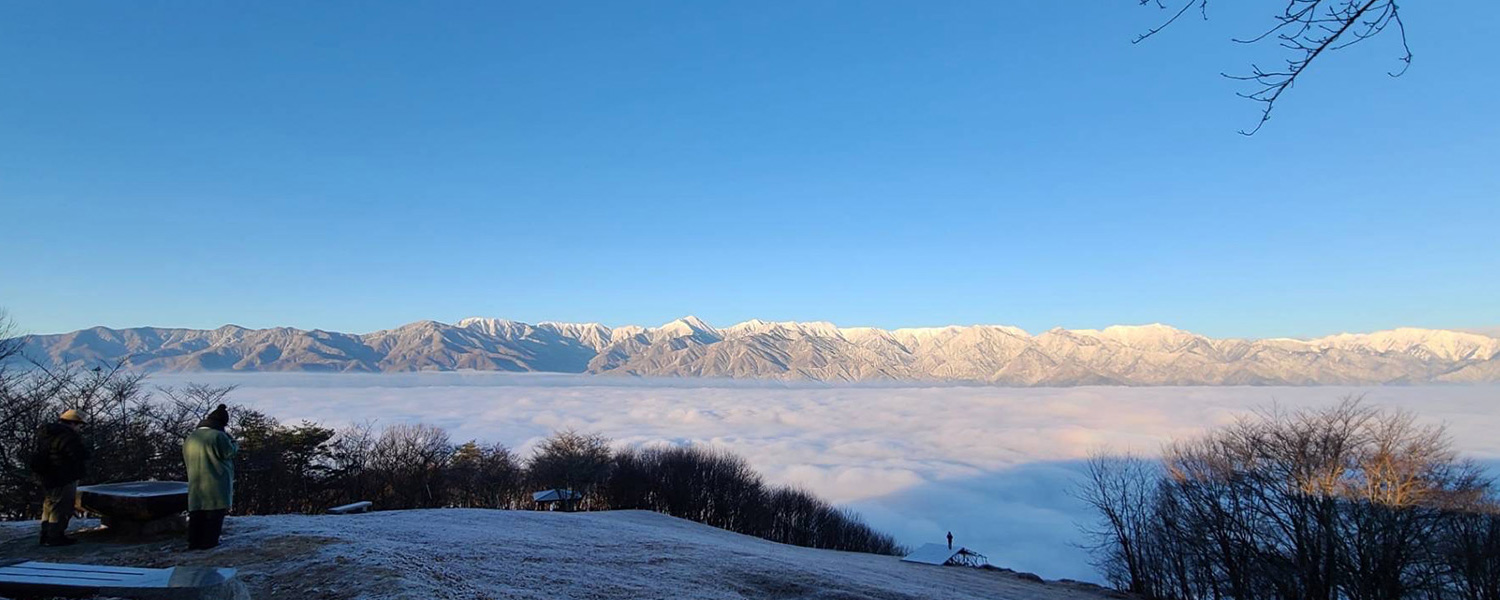 雪山の景色