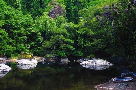 月不見の池