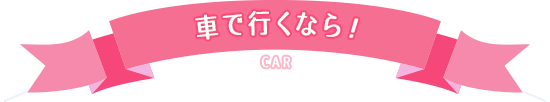 車で行くなら!