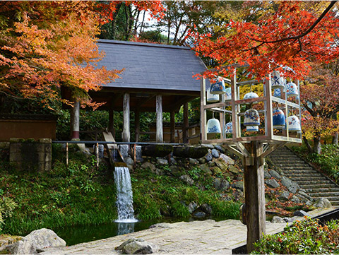 大川内山のシンボル 唐臼小屋