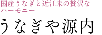 国産うなぎと近江米の贅沢な ハーモニー うなぎや源内