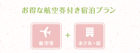 お得な航空券付き宿泊プラン