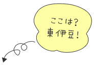 ここは？東伊豆！