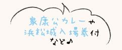 家康公カレーや浜松城入場券付など♪