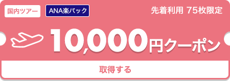 羽田⇔富山10,000円クーポンを獲得する