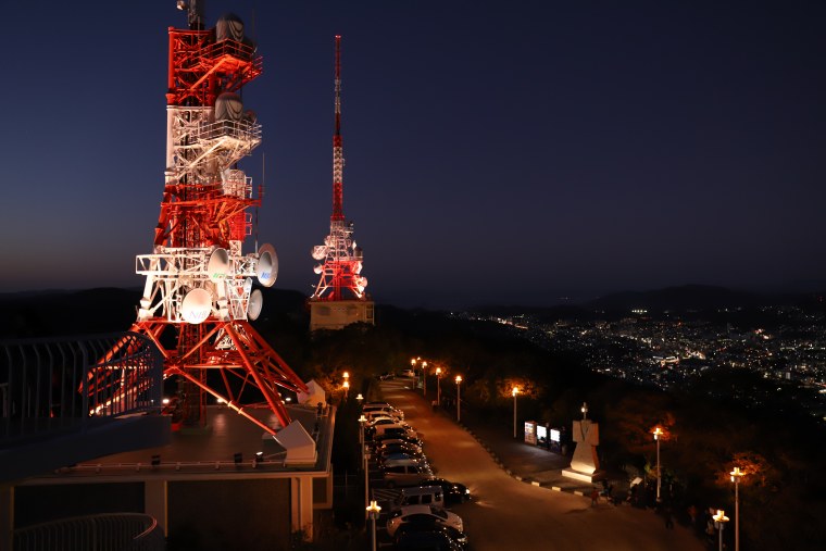 稲佐山の電波塔