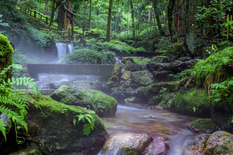 瓜割の滝
