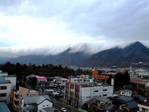 逆さ霧