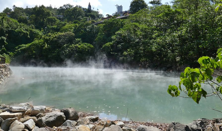 台北 北投温泉 地熱谷