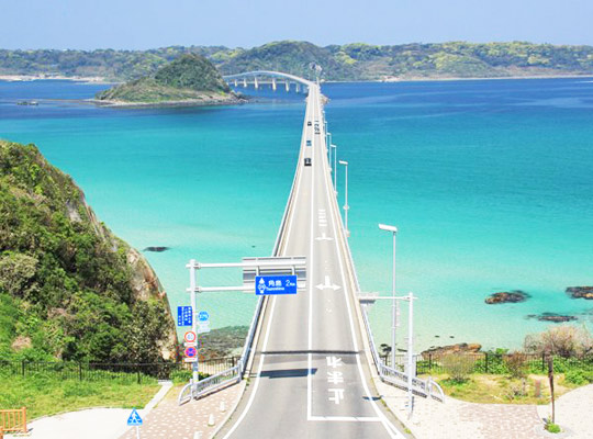 角島大橋 周辺のビーチ