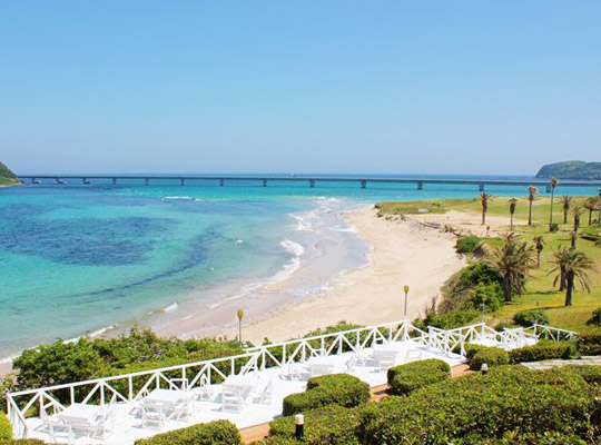 角島大橋 周辺のビーチ