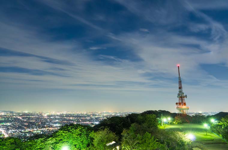 高麗山公園(湘南平)の夜景