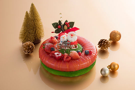 ホテル悠洛Mギャラリー クリスマスケーキ