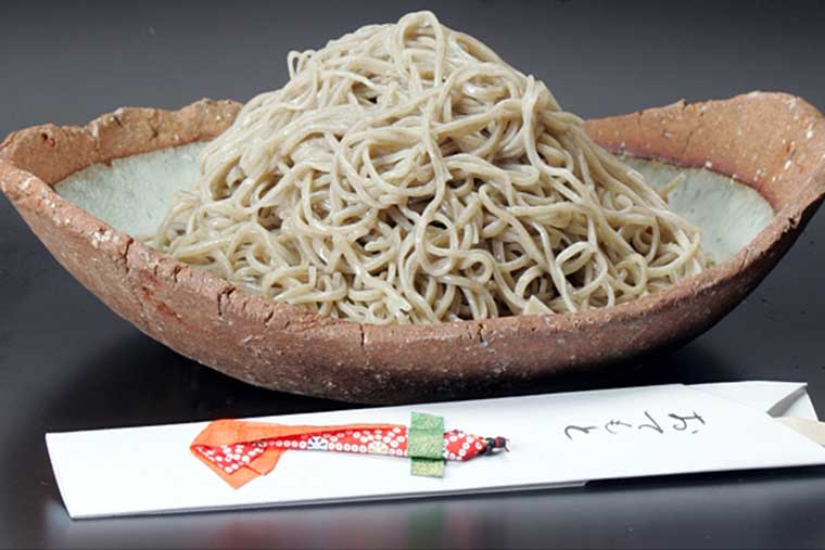 手打ちそばの宿 石田屋「信州十割富倉そば つゆ付」